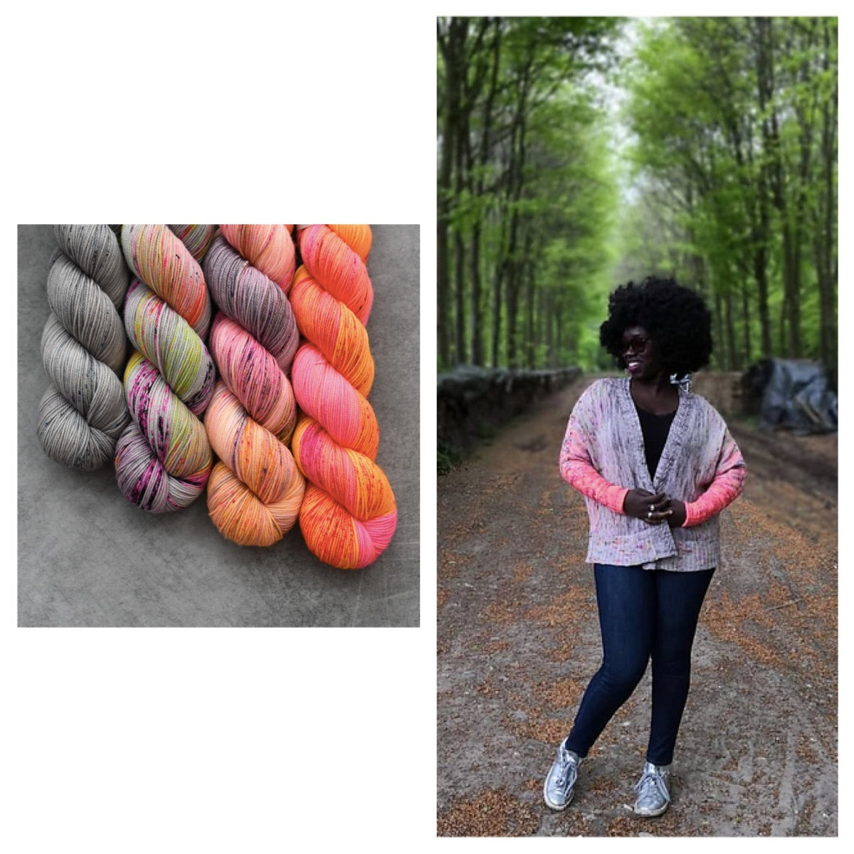 Rose Cardigan Fade Bundle - DYE TO ORDER