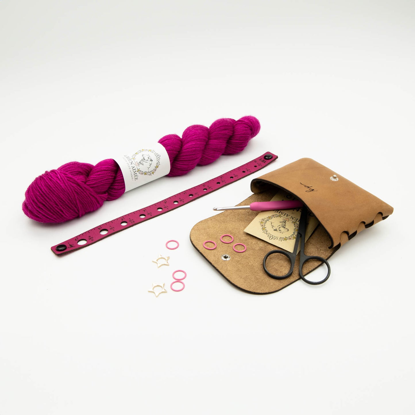 La Bien Aimée Notions Pouch with Ruler