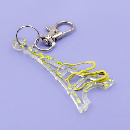 Twin Mountain Handcrafts Stitch Marker Holder Keychain